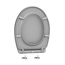 Abattant Wc En Thermodur - Fermeture Progressive Et Déclipsable Dolceo Gris Mat
