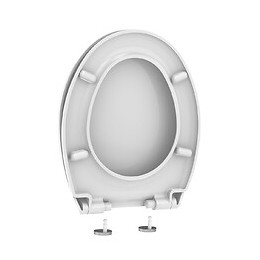 Abattant Wc À Fermeture Progressive Et Déclipsable Boreo Blanc