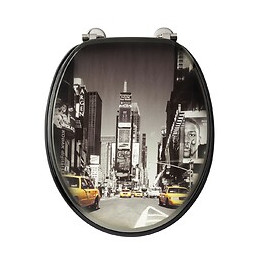 Abattant Wc En Mdf Décor New York