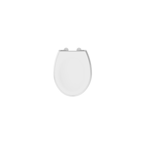 Abattant Wc À Fermeture Progressive Et Déclipsable Boreo Blanc