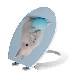 Abattant Wc En Thermodur Bunny- Fermeture Progressive
