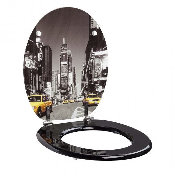 Abattant Wc En Mdf Décor New York