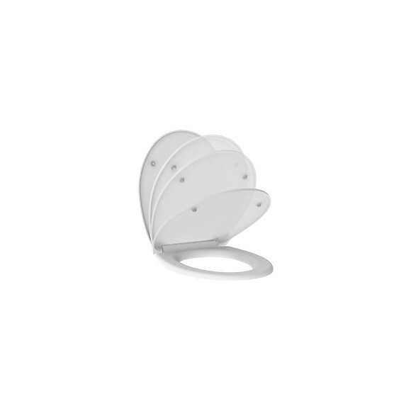 Abattant Wc En Thermodur - Fermeture Progressive Et Déclipsable Dolceo Blanc Coton