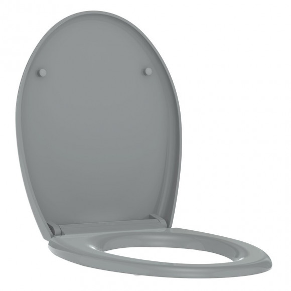 Abattant Wc À Fermeture Progressive Et Déclipsable Boreo Gris