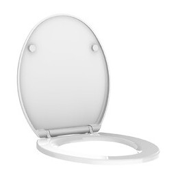 Abattant Wc En Thermodur, Fermeture Progressive Et Déclipsable Kaleo Blanc