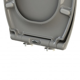 Abattant De Toilette Silencieux Fally Gris