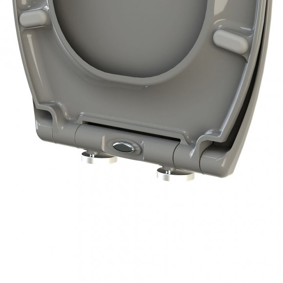 Abattant De Toilette Silencieux Fally Gris