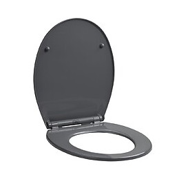 Abattant Wc À Fermeture Progressive Et Déclipsable Mila Gris