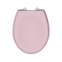 Abattant Wc À Fermeture Progressive Et Déclipsable Boreo Rose Poudré