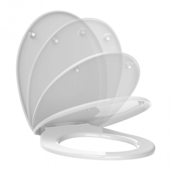 Abattant Wc En Thermodur À Fermeture Progressive Milos