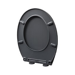 Abattant Wc À Fermeture Progressive Et Déclipsable Mila Gris