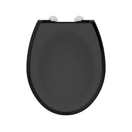 Abattant Wc À Fermeture Progressive Et Déclipsable Boreo Noir