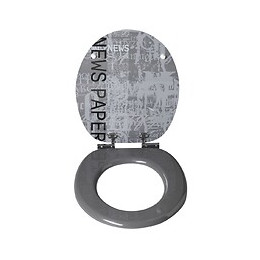 Abattant Wc En Mdf - Fermeture Progressive Grafic Line