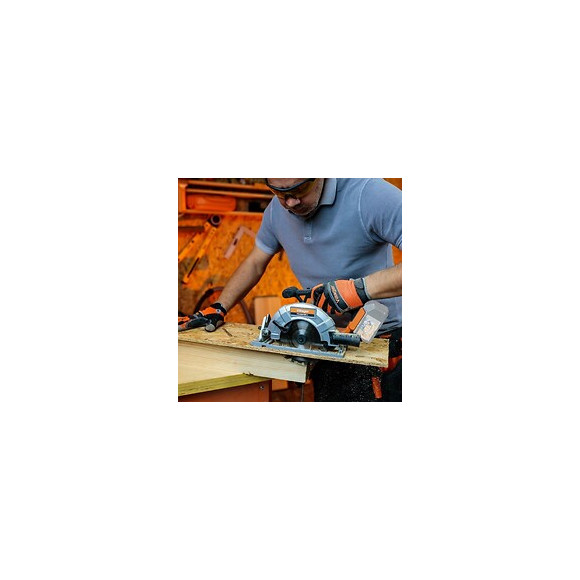 Scie Circulaire Sur Batterie Sans Fil 18v 165 Mm Fuse Vln 1620 Villager Sans Batterie Ni Chargeur