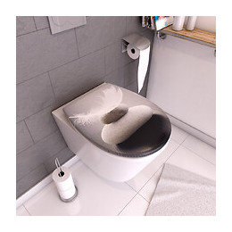 Abattant Wc - Thermodur Et Double Frein De Chute - Pencil