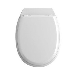 Abattant Wc En Bois Compressé Déclipsable Atlas Blanc