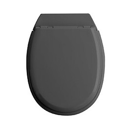 Abattant Wc En Bois Compressé Déclipsable Atlas Gris