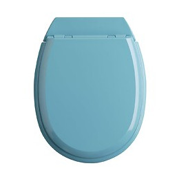 Abattant Wc En Bois Compressé Déclipsable Atlas Turquoise