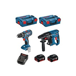 Bosch Gsr 18v-28 Gbh 18v-21 (2 X 4,0 Ah Al1820cv 2 X L-boxx 136)