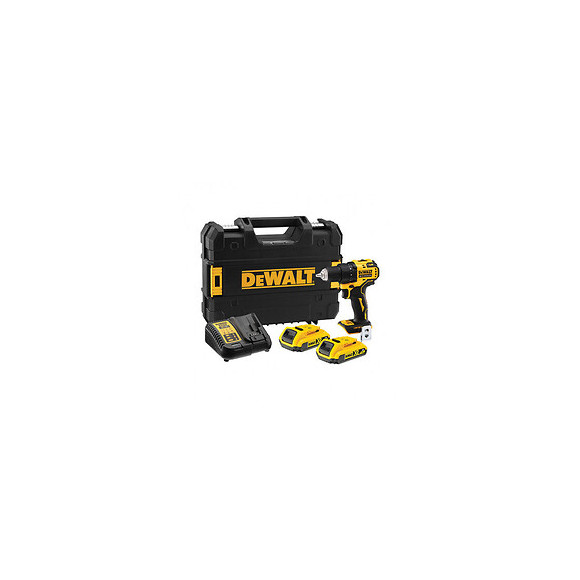 Perceuse Visseuse Sans Charbon Xr 18 V 13 Mm 2x2 Ah Et Boîtier Tstak Dewalt