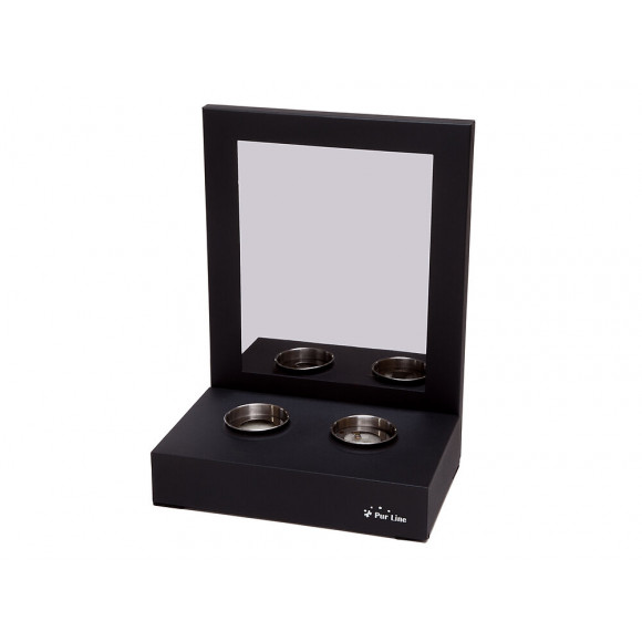 Cheminée Bioéthanol Au Design Innovant Équipée D'un Miroir