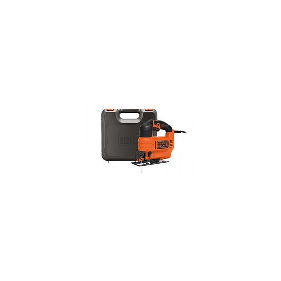 Scie Sauteuse 520w, Vitesse Variable Et Pendule, Étui Black&decker