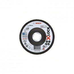 Plateau À Lamelles Bosch Professional X-lock X571 Best For Metal Ø 125 Mm - Taille - Grain 120