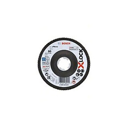 Plateau À Lamelles Bosch Professional X-lock X571 Best For Metal Ø 125 Mm - Taille - Grain 80