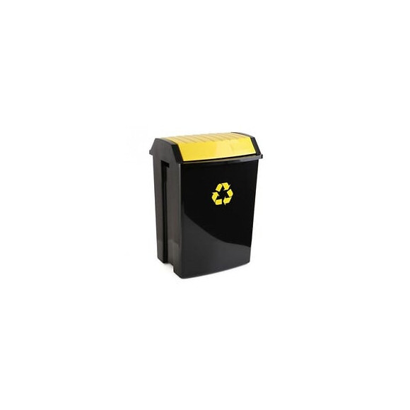 Conteneur De Recyclage Jaune 50l Tatay