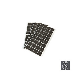 Emuca Patins En Feutre Adhésifs Pour Meubles, Carrés, 25 X 25 Mm, 960 Ut.