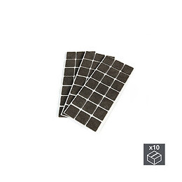 Emuca Patins En Feutre Adhésifs Pour Meubles, Carrés, 30 X 30 Mm, 630 Ut.