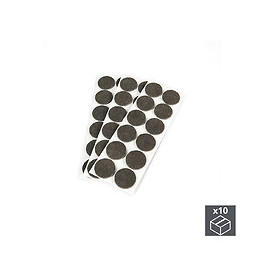 Emuca Patins En Feutre Adhésifs Pour Meubles, Circulaires, D. 34 Mm, 360 Ut.
