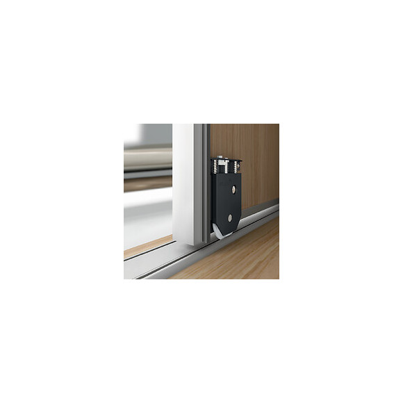 Emuca Joint De Brosse Anti Poussière Autocollant, Hauteur 17 Mm , Rouleau De 10m, Gris