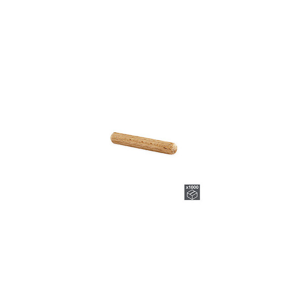 Emuca Tourillons, D. 8 Mm, 40 Mm, Bois, 1.000 Ut.