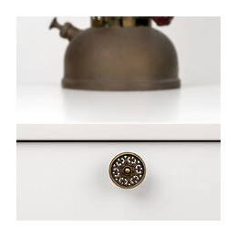 Emuca Poignée Pour Meuble, Zamak, Bronze, 25 Ut.