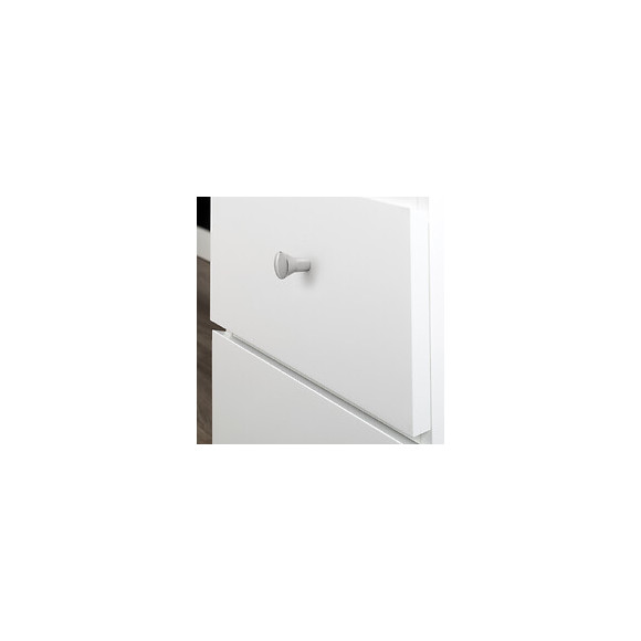 Emuca Poignée Pour Meuble, D. 16 Mm, Zamak, Chromé, 25 Ut.