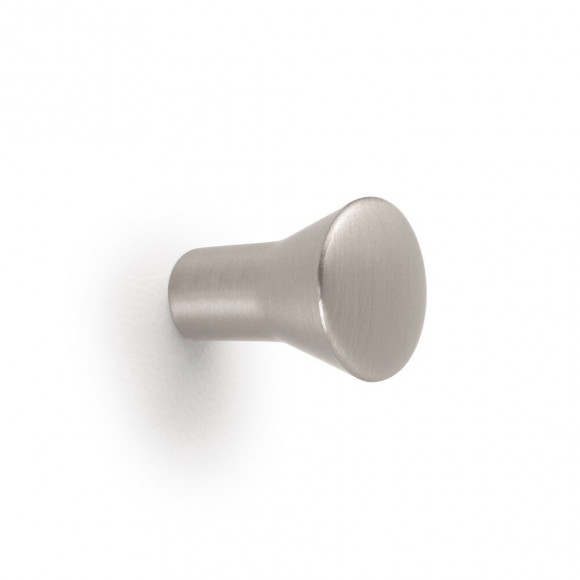 Emuca Poignée Pour Meuble, D. 16 Mm, Zamak, Nickel Satiné, 25 Ut.