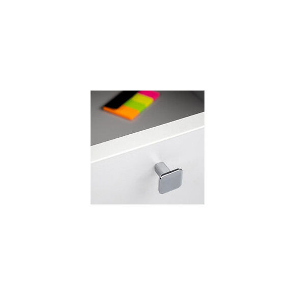 Emuca Poignée Pour Meuble, Zamak, Nickel Satiné, 25 Ut.