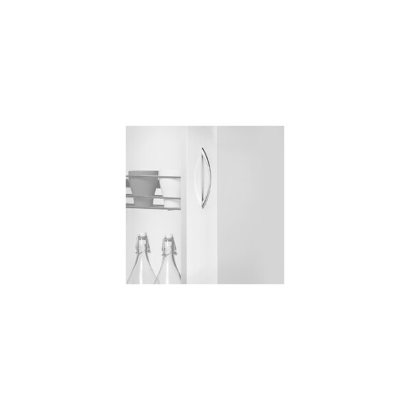 Emuca Poignée Pour Meuble, Entraxe 128 Mm, Zamak, Gris Métallisé, 20 Ut.