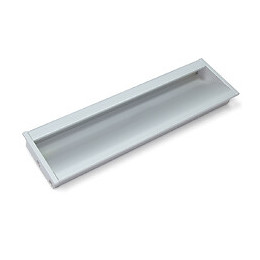 Emuca Poignée Pour Meuble Bologna, 160, Anodisé Mat, Aluminium