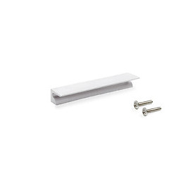 Emuca Poignée Pour Meuble Glasgow, 64, Anodisé Mat, Aluminium