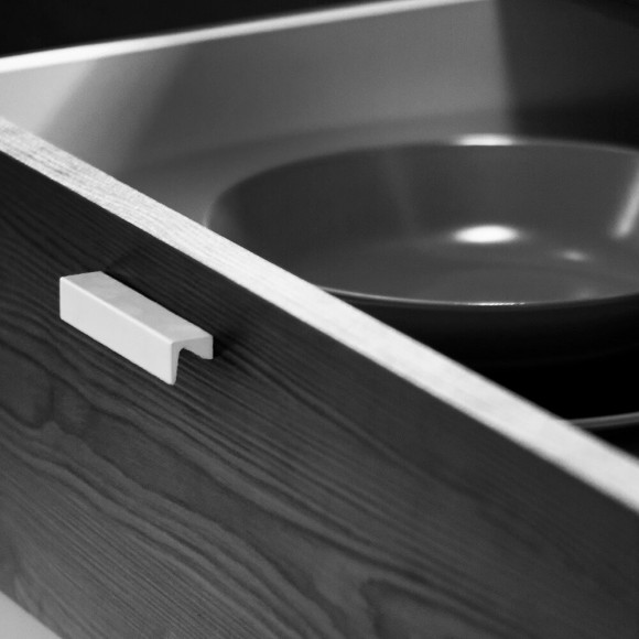 Emuca Poignée Pour Meuble Glasgow, 64, Anodisé Mat, Aluminium