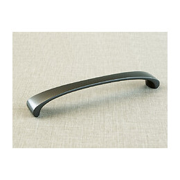 Emuca Poignée Pour Meble Kyoto, 128, Nickel Satiné, Zamak