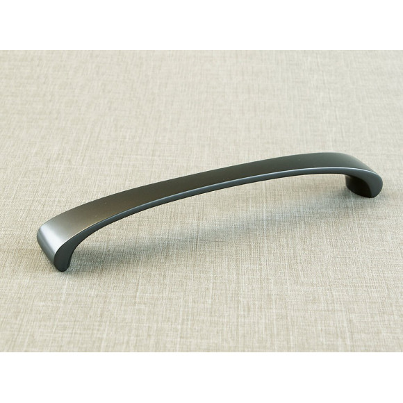 Emuca Poignée Pour Meble Kyoto, 160, Nickel Satiné, Zamak