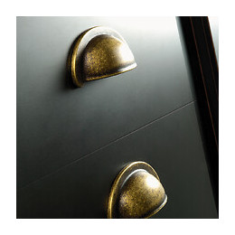 Emuca Poignée Pour Meuble Marrakech, 64, Bronze, Zamak