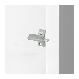 Emuca Piston Amortisseur Pour Porte À Charnières, Fermeture En Douceur, Plastique, Gris, 10 Ut.