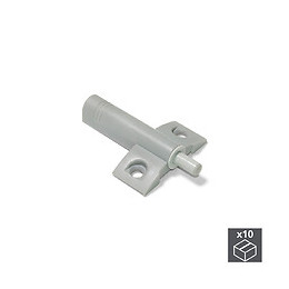 Emuca Piston Amortisseur Pour Porte À Charnières, Fermeture En Douceur, Plastique, Gris, 10 Ut.