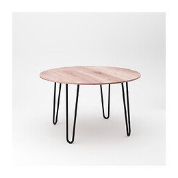 Emuca Jeu De Quatre Pieds Hairpin De 2 Barres Pour Table, Hauteur 400 Mm, Peints En Noir.