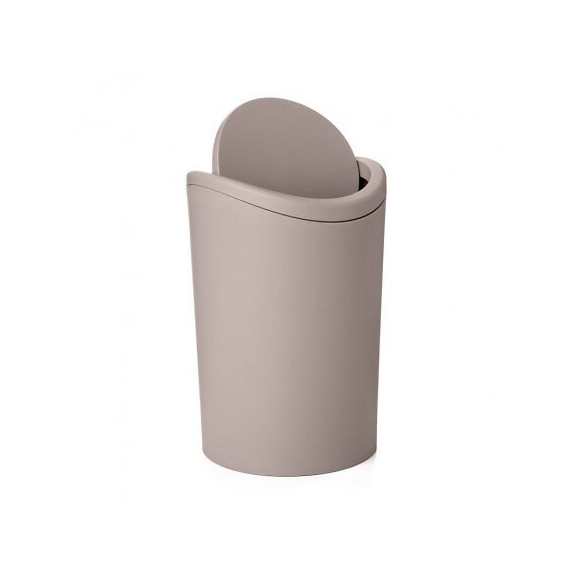 Seau De Salle De Bain Basculant Standard 6l Taupe Tatay