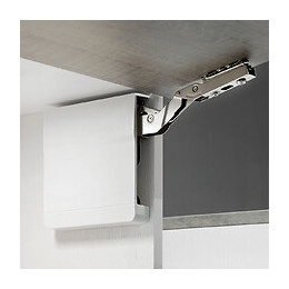 Emuca Compas Pour Portes Relevables, Force 960 - 2040, Acier Et Plastique, Blanc